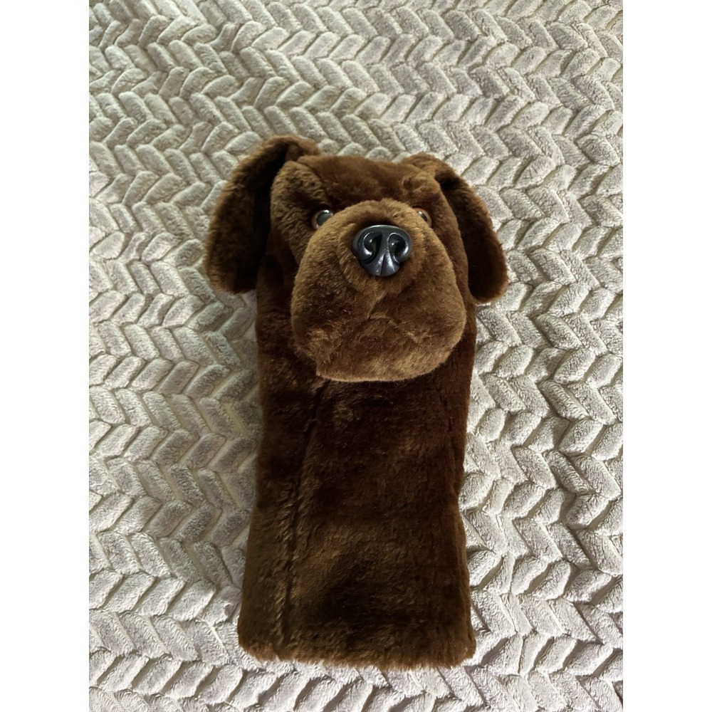 Toys By Daphne Brown Chocolate Lab Driver Golf Club Cover Realistic Made USA